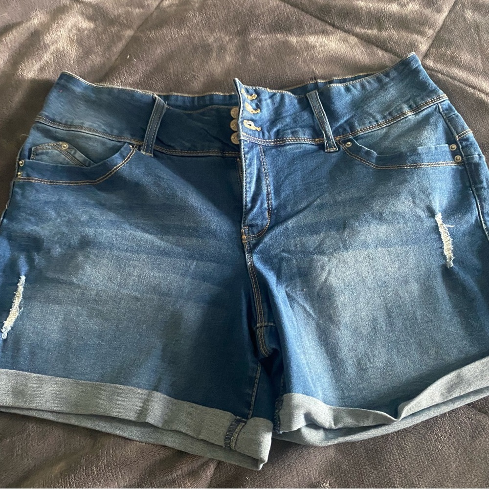 WBB Blue Denim Women's Shorts